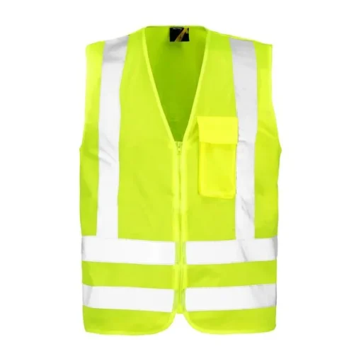 Chaleco Activex Amarillo Bols. Alta Vis C/Cinta