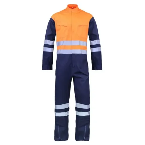 Overol Activex Piloto 100% Algodón Naranjo/Azul