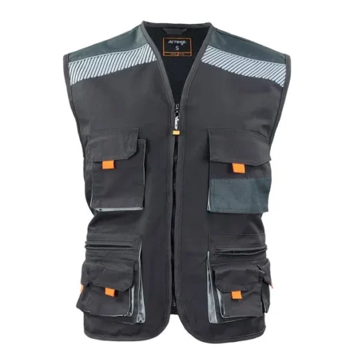 Chaleco Geologo Activex Gris/Negro XR-100