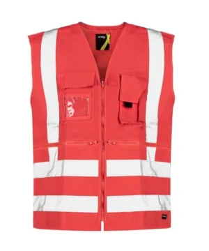 Chaleco Geologo Activex Rojo Alta Visibilidad Gard