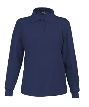 Alternative view of Polera Activex Pique Azul Marino M/Larga Mujer UV