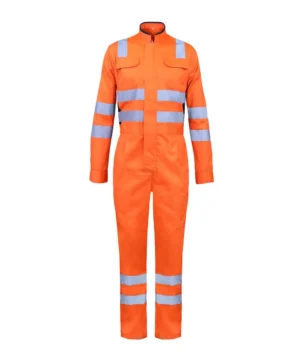 Overol Activex Canvas Naranjo Mujer Reflectante 360°