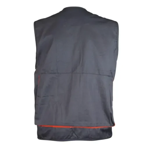 Chaleco Geologo Gabardina Gris/Naranjo - Imagen 2