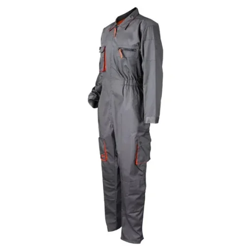 Overol Activex Piloto Gabardina Gris/Naranjo - Imagen 2