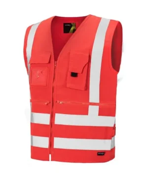 Alternative view of Chaleco Geologo Activex Rojo Alta Visibilidad Gard