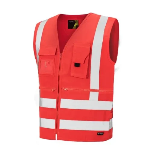 Chaleco Geologo Activex Rojo Alta Visibilidad Gard - Imagen 2