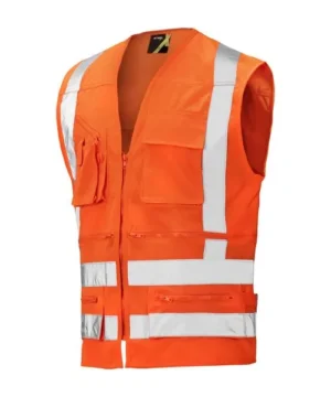 Alternative view of Chaleco Activex Geologo Alta Visibilidad 360° Naranjo Fluor