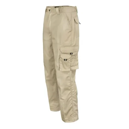 Pantalon Activex Gabardina Cargo Beige UPF 50 - Imagen 3