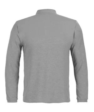 Alternative view of Polera Activex Pique Gris M/Larga UV