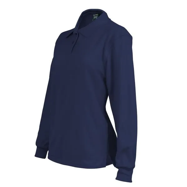 Polera Activex Pique Azul Marino M/Larga Mujer UV