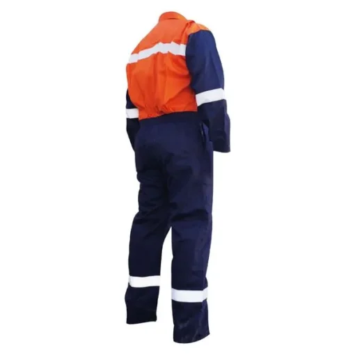 Overol Ignifugo Lakeland Fyrban Naranjo/Azul 7 Oz 8.9 cal/cm2 - Imagen 2