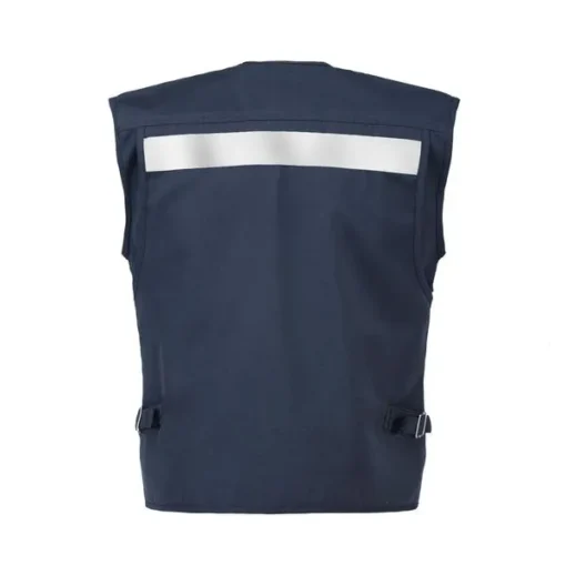 Chaleco Activex Geologo Canvas 250Gr Azul C/Reflectante - Imagen 3