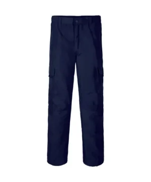 Pantalon Activex Cargo Poplin Azul Con Forro