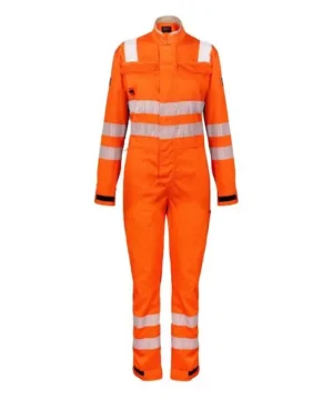 Overol Ignifugo Absolute Fire FRCT NFPA 13034 Mujer Naranjo/Beige