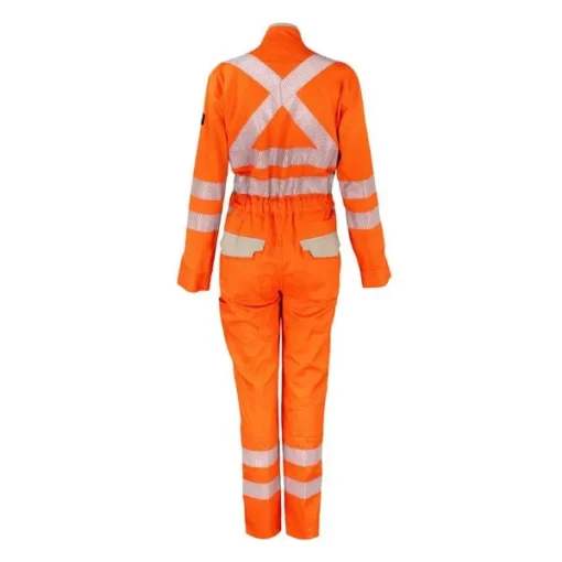 Overol Ignifugo Absolute Fire FRCT NFPA 13034 Mujer Naranjo/Beige - Imagen 2