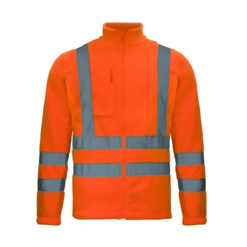 Chaqueta Activex Micropolar Naranjo Fluor HiVi C/Reflect M/Larga