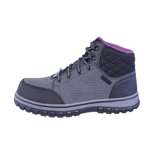 Botin De Seguridad Skechers Mccoll Negro/Gris Mujer - Imagen 2