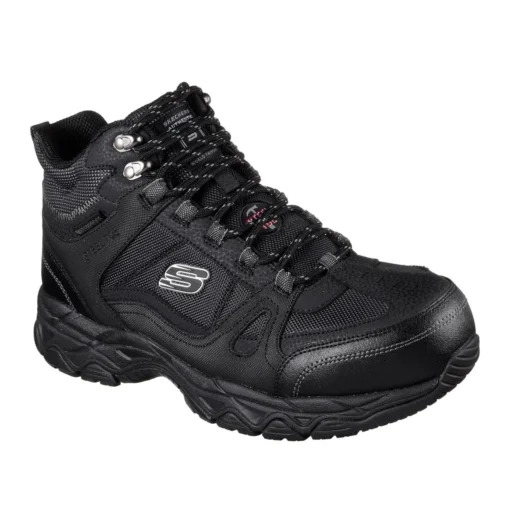 Botin Skechers Ledom Negro