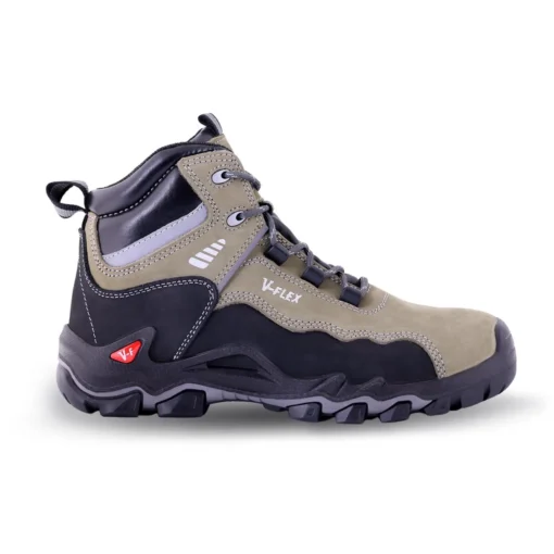 Botin VFlex V17 Nobuck Gris Negro