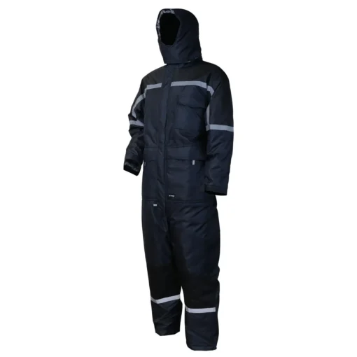 Buzo Térmico Azul-Negro Forro Franela - Imagen 4