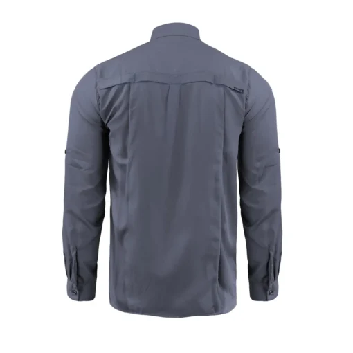 Camisa Lightwind H2100 Poliester Gris - Imagen 7