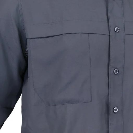Camisa Lightwind H2100 Poliester Gris - Imagen 6