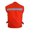 Chaleco Geologo Poplin Rojo C/Reflectante-