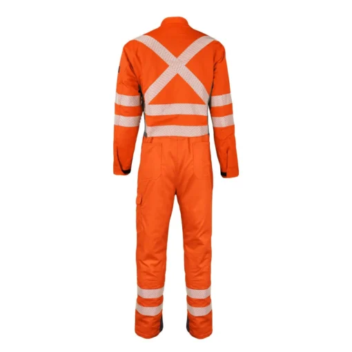 Overol Ignifugo Absolute Fire Antiest. FRCT NFPA 13034 Naranjo/Gris - Imagen 2