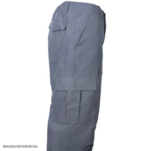 Pantalon Poplin Cargo Gris Pz. - Imagen 4