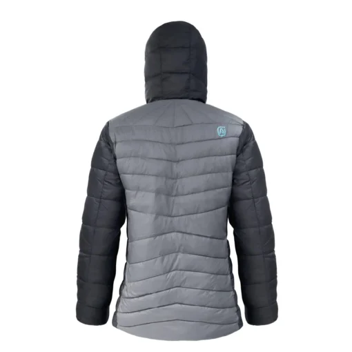 Parka Absolute Zero Mujer Reversible Gris/Calipso Z-6100 - Imagen 4