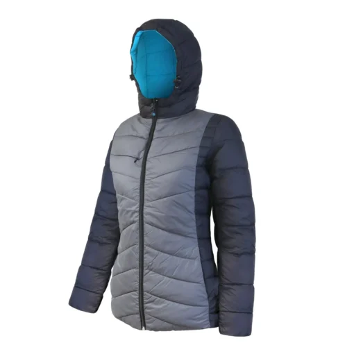 Parka Absolute Zero Mujer Reversible Gris/Calipso Z-6100 - Imagen 7