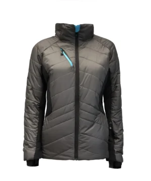 Parka Absolute Zero Thinsulate Mujer Gris:Negro Z-9100