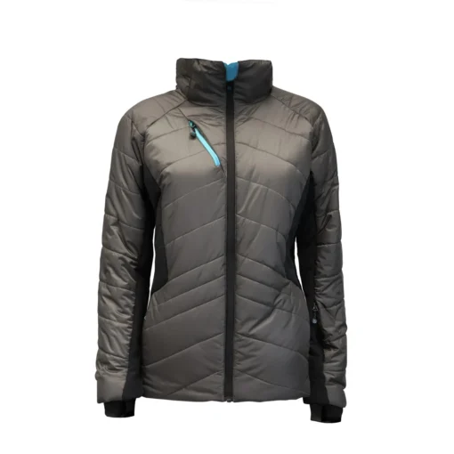 Parka Absolute Zero Thinsulate Mujer Gris:Negro Z-9100