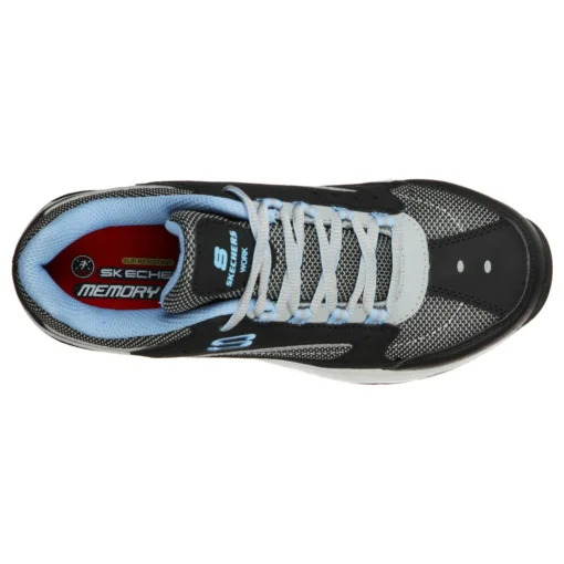 Zapatilla De Seguridad Skechers Biscoe Negro/Azul Mujer - Imagen 4