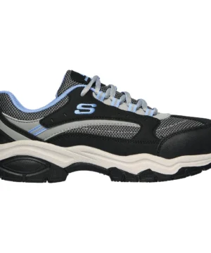 Zapatilla De Seguridad Skechers Biscoe Negro-Azul Mujer