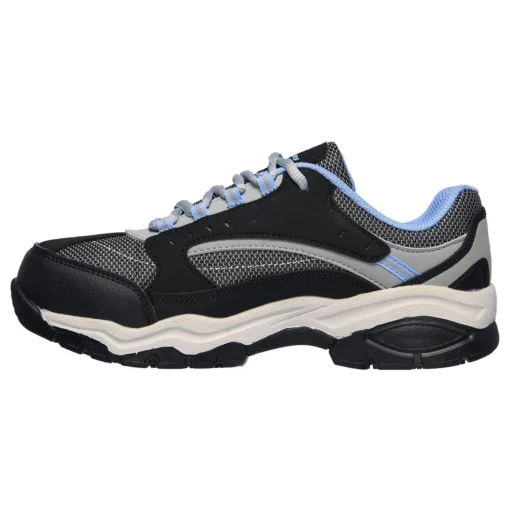 Zapatilla De Seguridad Skechers Biscoe Negro/Azul Mujer - Imagen 3