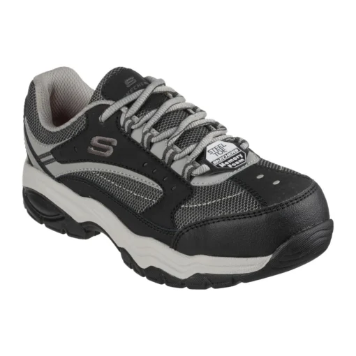 Zapatilla De Seguridad Skechers Biscoe Negro/Gris Mujer - Imagen 2
