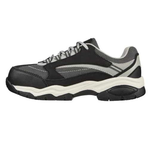 Zapatilla De Seguridad Skechers Biscoe Negro/Gris Mujer - Imagen 3