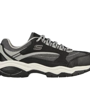 Zapatilla De Seguridad Skechers Biscoe Negro:Gris Mujer
