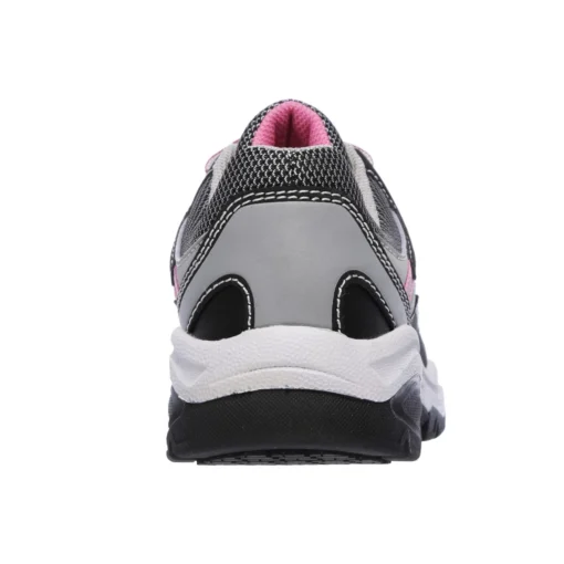 Zapatilla De Seguridad Skechers Biscoe Negro/Rosado Mujer - Imagen 4