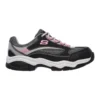 Zapatilla De Seguridad Skechers Biscoe Negro/Rosado Mujer