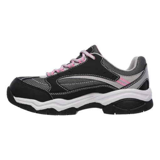 Zapatilla De Seguridad Skechers Biscoe Negro/Rosado Mujer - Imagen 3