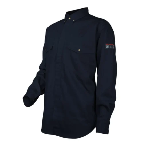 Camisa Ignífuga NFPA + 13034 Azul Marino - Imagen 2