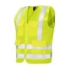 Chaleco Activex Amarillo 4 Bols Alta Vis. C/Cinta