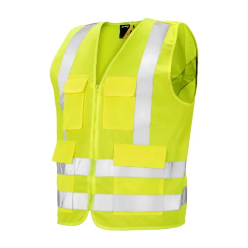 Chaleco Activex Amarillo 4 Bols Alta Vis. C/Cinta