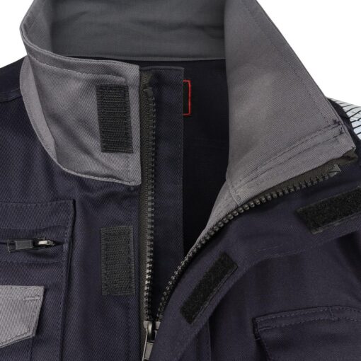 Chaleco Geólogo Ignífugo + NFPA 13034 Azul Marino-Gris - Imagen 4