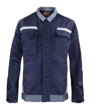Chaqueta Slack Ignífuga Antiestático NFPA Azul Marino