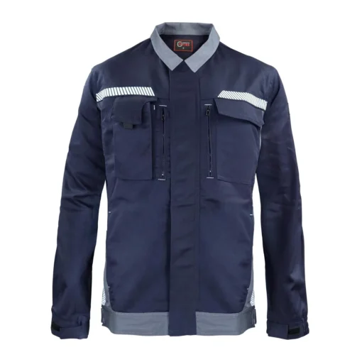 Chaqueta Slack Ignífuga Antiestático NFPA Azul Marino