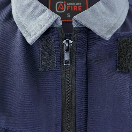 Chaqueta Slack Ignífuga Antiestático NFPA Azul Marino - Imagen 6